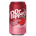DR PEPPER STRAWBERRY  CREAM 355ML X 12