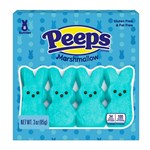 PEEPS BLUE MARSHMALLOW BUNNIES 8CT X 20 PACK
