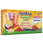 SUNKIST ASSORTED SMOOTHIE FREEZE POPS  12 PACK
