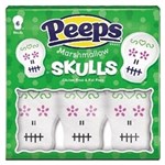 PEEPS MARSHMALLOW SKULLS  6CT X 12 PACK