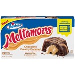 HOSTESS MELTAMORS CHOCOLATE CREAMY CARAMEL 264G X 6 PACK