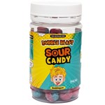 BUBBLE BLAST SOUR CANDY BUBBLEGUM 200G X 6 PACK