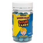 BUBBLE BLAST SOUR CANDY BLUE RASPBERRY 200G X 6 PACK