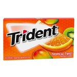 TRIDENT TROPICAL TWIST GUM 14PC X 12 PACK