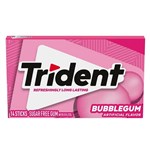 TRIDENT BUBBLE GUM 14PC X 12 PACK