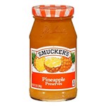 SMUCKERS PINEAPPLE PRESERVES JAM  340G X 12 PACK