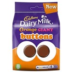UK CADUBURY MILK BUTTONS ORANGE PEG BAG 85G X 10 PACK