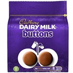 UK CADUBURY GIANT BUTTONS PEG BAG 85G X 10 PACK