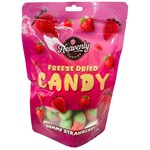 HEAVENLY CANDIES FREEZE DRIED GUMMY STRAWBERRY 50G X 12 PACK