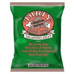 DIRTY POTATO CHIPS JALAPENO HEAT 567G X 25 PACK