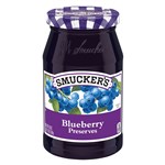 SMUCKERS BLUEBERRY PRESERVES JAM  510G X 12 PACK