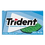 TRIDENT MINT BLISS GUM 14PC X 12 PACK