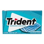 TRIDENT WINTER GREEN GUM 14PC X 12 PACK