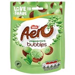 UK NESTLE AERO PEPPERMINT BUBBLES PEG BAG 92G X 8 PACK