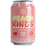 CANDY LIPS PEACH RINGS SODA 355ML X 12 PACK