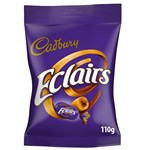 UK CADBURY ECLAIRS PEG BAG 110G X 12 PACK