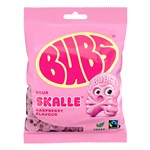 SWEDISH BUBS SOUR RASPBERRY SKALLE 90G X 12 PACK