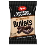 FYNA SUPERIOR LICO MILK CHOCOLATE BULLETS 250G X 12 PACK