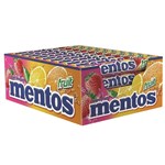 MENTOS ROLL FRUITS 375G X 40 ROLL
