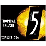 WRIGLEYS 5 GUM TROPICAL SPLASH 32G X 10 PACK