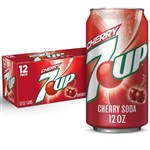 7UP CHERRY SODA 355ML 12PK