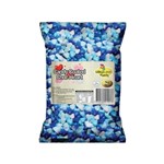 CANDY COATED CHOC HEART BLUE 1KG