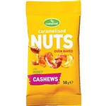 CRETAMEL CASHEWS CRAMALISED 50G X 24 PACK