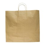 ECO TWIST HANDLE RECYCLED PAPER CARRY BAG LARGE 250 PCS