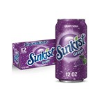 SUNKIST GRAPE 355ML X 12 PACK