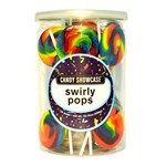 CANDY SHOWCASE RAINBOW POPS 12PK
