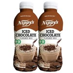 NIPPYS NO SUGAR ICED CHOCOLATE FLAVOURED MILK BOTTLE 500ML X 12PK
