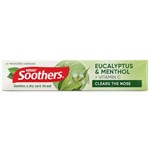 SOOTHERS EUCALYPTUS  MENTHOL LOZENGES 40G X 36 PACK