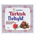 AUTHENTIC TURKISH DELIGHT ROSE CHOCOLATE 200G TRAY