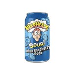 WARHEADS BLUE RASPBERRY SODA CANS 355ML X 12